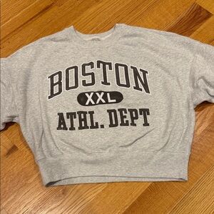 Abercrombie & Fitch Gray Boston Sweatshirt